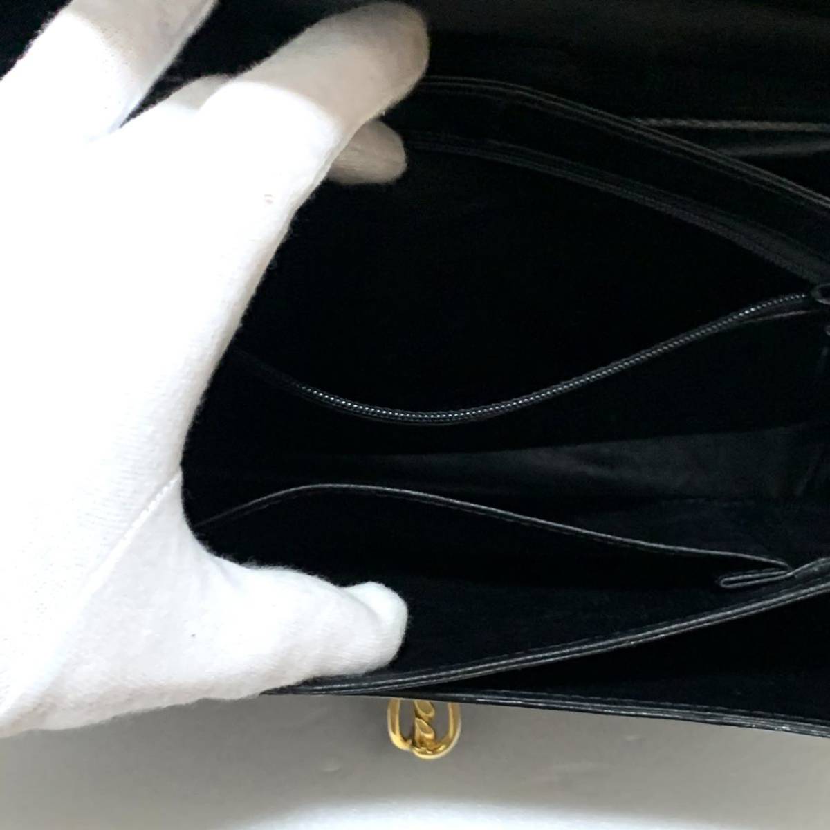 1スタ クロコダイル シャイニークロコ 金金具 ハンドバッグ 婦人バッグ 