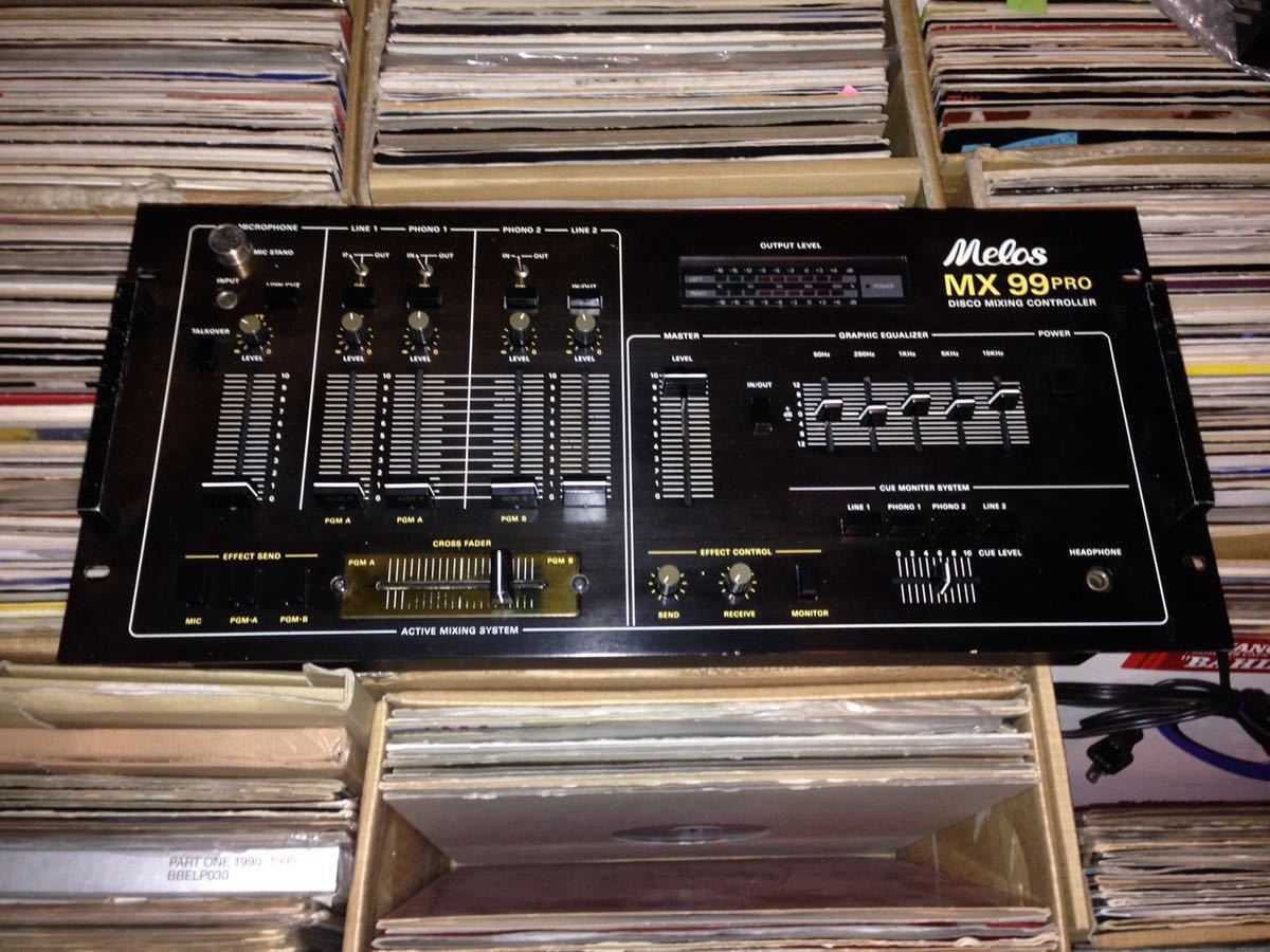 MELOS メロス MX99 PRO 1990sビンテージミキサー(DJミキサー)｜売買 