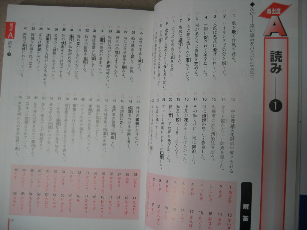 漢字検定3級 頻出度順問題集 漢検3級07年発行 中学3年生向け 短期間に確実にマスター 高橋書店 定価 1 000 漢字検定 売買されたオークション情報 Yahooの商品情報をアーカイブ公開 オークファン Aucfan Com 漢字検定3級 頻出度順問題集 漢検3級07年発行 中学3年生向け 短期間に確実にマスター 高橋書店 定価 1 000 漢字検定 売買されたオークション情報 Yahooの商品情報をアーカイブ公開 オークファン Aucfan Com