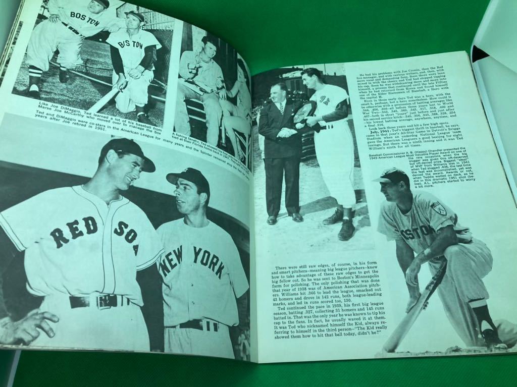 MLB】テッド・ウィリアムズ 直筆サイン 写真集 ジョー・ディマジオ