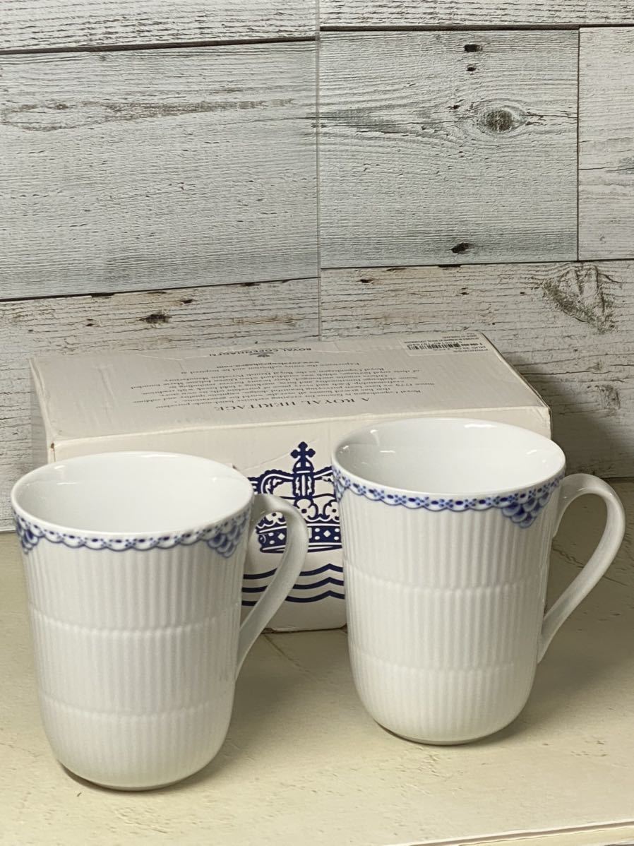 ロイヤルコペンハーゲン ROYAL COPENHAGEN COPENHARGEN 美品 ブルー 染