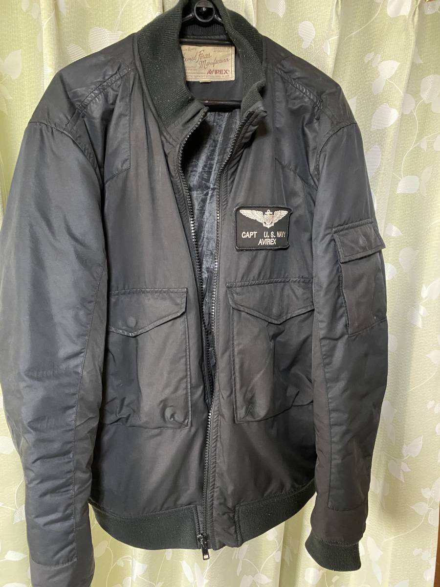 AVIREX MA-1 黒 AVIREX MA-1 フライトジャケット ブラック