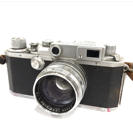 Canon レンジファインダー フィルムカメラ ボディ 50mm F1.5 レンズ キャノン