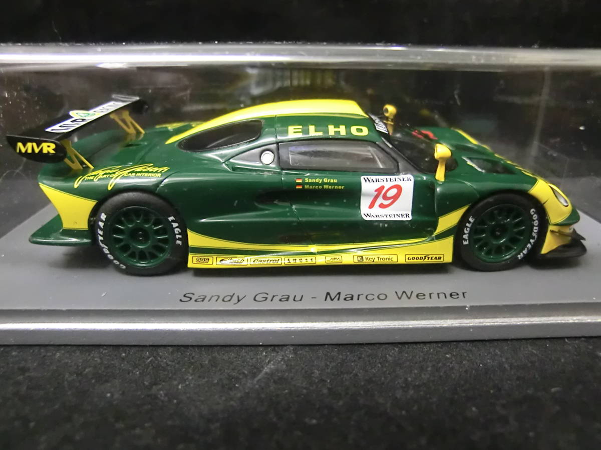 1/43　ロータス　エリーゼ　GT1　Team MVR　FIA　GT　1997　＃19 GT1 Lotus Elise -「elise gt1」(ミニカー) の落札相場・落札価格