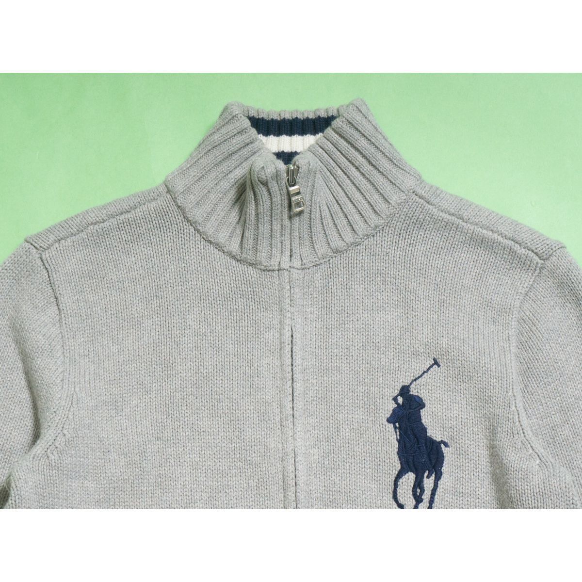 POLO RALPH LAUREN ポロラルフローレン ジップアップニットパーカー L 