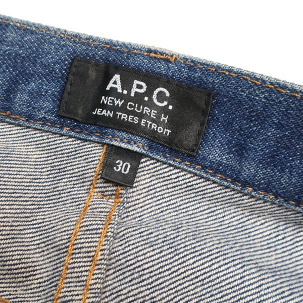 名作 NEW CURE A.P.C. アーペーセー ニューキュア ローライズ スキニー 