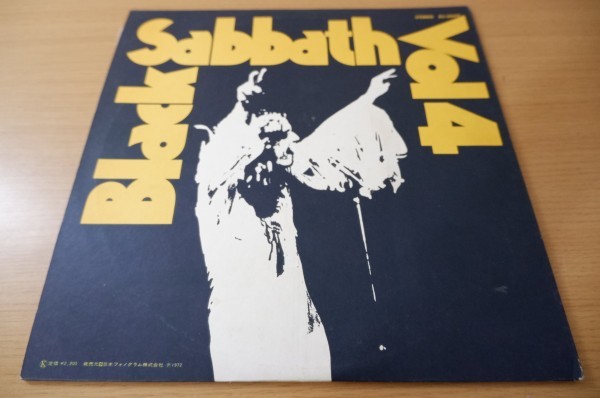 I2-295＜LP＞ブラック・サバス / Vol.4 Black – Sabbath LP Volume Online