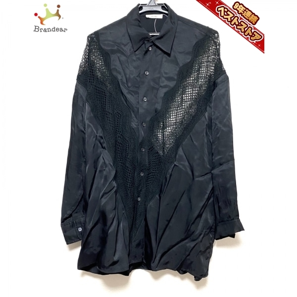 セリーヌ CELINE 長袖シャツブラウス サイズ40 M - 黒 レディース  