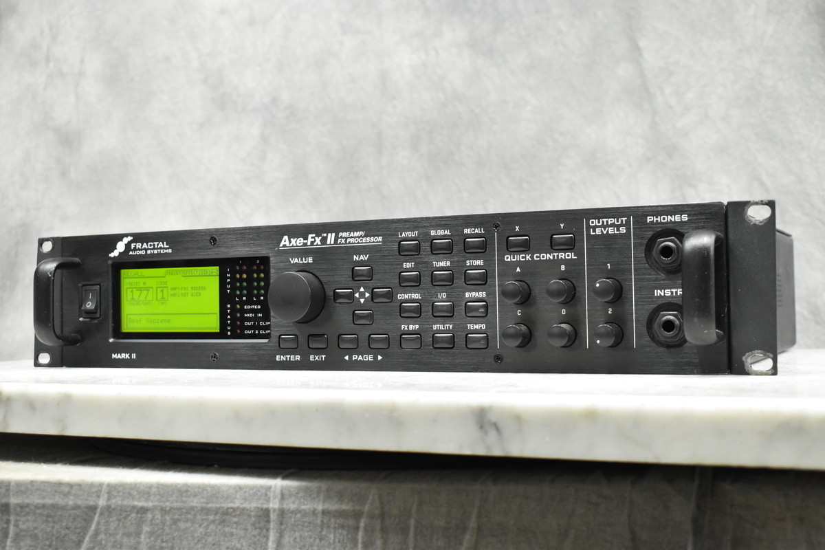 送料無料!!】フラクタル Fractal Audio Systems Axe-Fx Ⅱ マルチギタープロセッサー