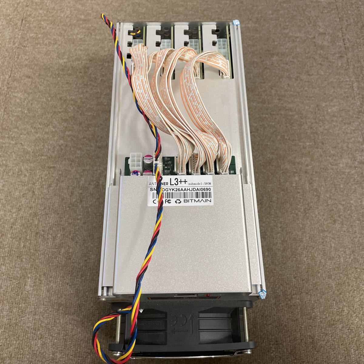 マイニング機材・中古】Antminer L3++ 504M ASIC Bitmain 電源ユニット 