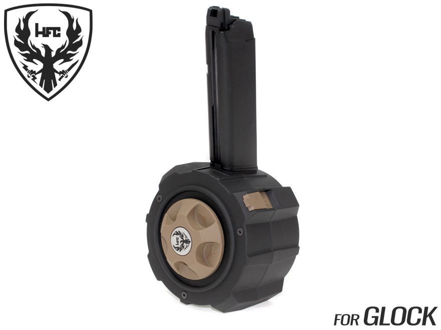 HFC ガスドラムマガジン 145Rds GLOCK用