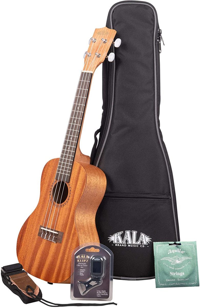 KALA カラ ウクレレセット Bundle Pack マホガニーコンサート KA15C-BNDL-20_06 初心者セット (ケース/ストラップ/交換弦/チューナー付属)