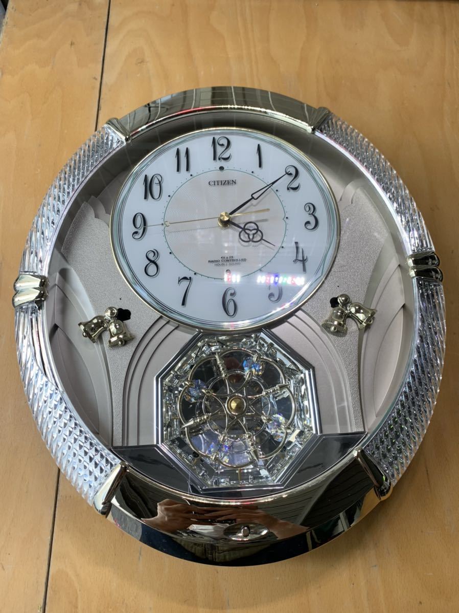 4MN430-0 シチズン パルミューズルミエル 電波時計 CITIZEN 壁掛け時計