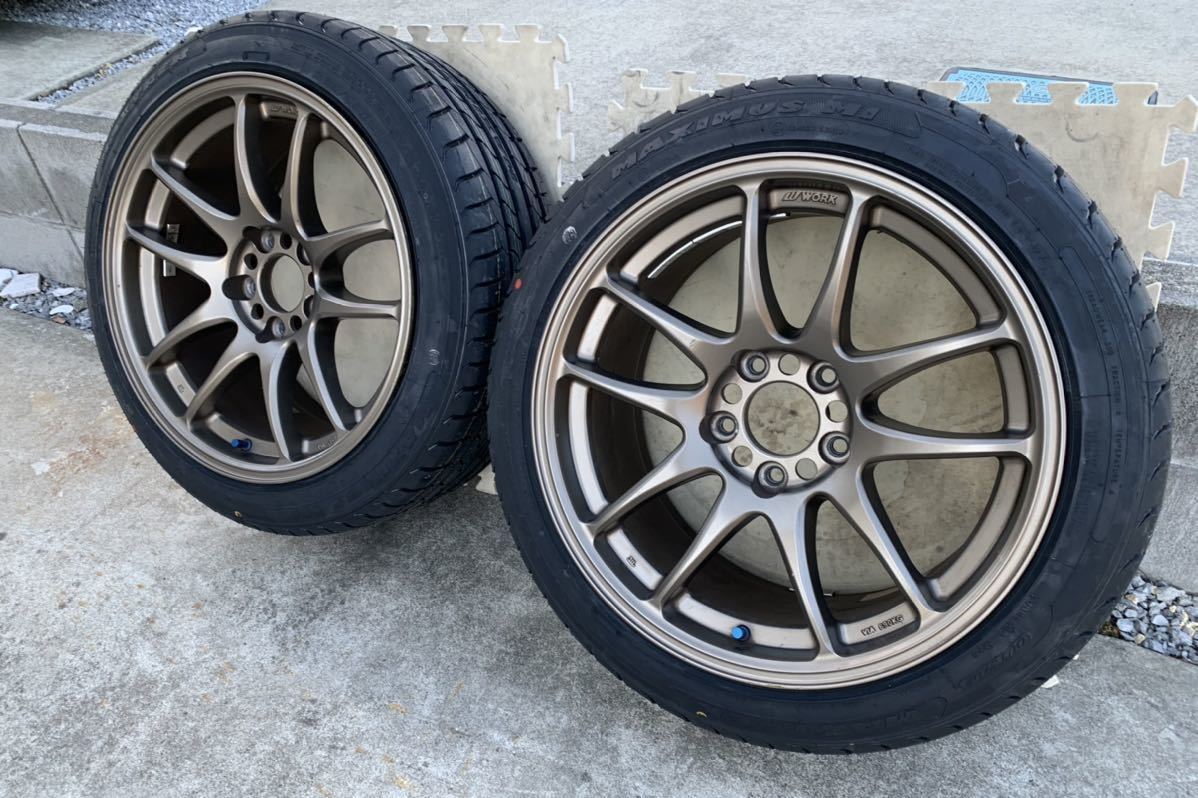 work 17インチ メッシュ 2本 ドリケツ 8.5j-9j? work 17インチ