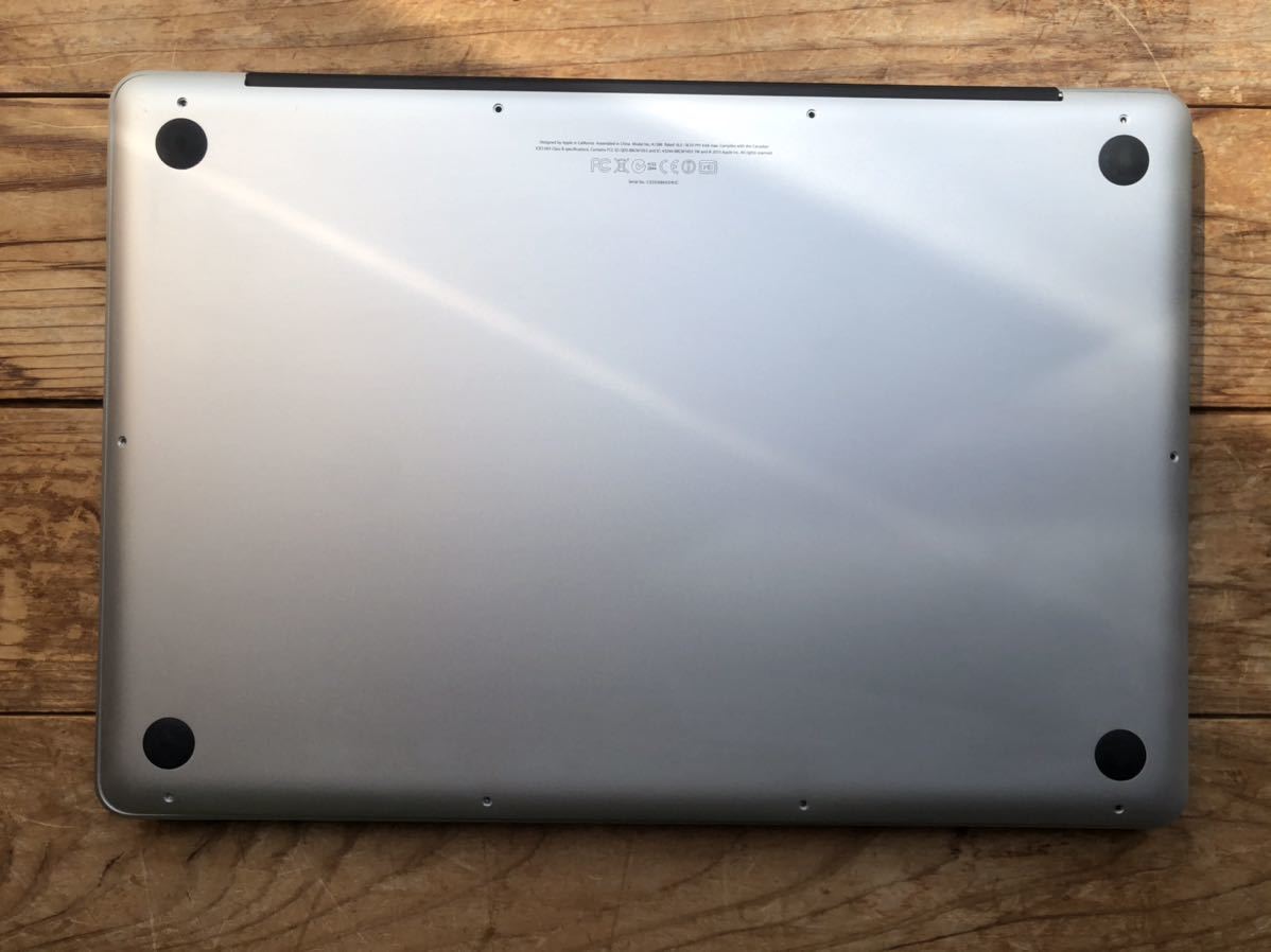 Apple MacBook Pro 15インチ CD/DVD搭載モデル Corei7 Vectorworks メモリ16GB SSD 500GB 512GB Office 2019 Win10 2016 バッテリー新品