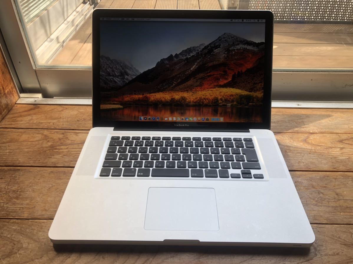 Apple MacBook Pro 15インチ CD/DVD搭載モデル Corei7 Vectorworks メモリ16GB SSD 500GB 512GB Office 2019 Win10 2016 バッテリー新品