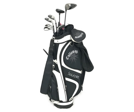 キャロウェイ　ソレイル　ゴルフセット キャディバッグ 中古 Callaway SOLAIRE 1W 5W 6H 7H 8I PW SW PT 8本セット ゴルフクラブ