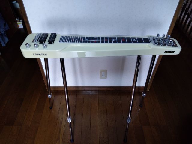「美品」CANOPUS カノウプス6弦スチールギターYS6CA スタンドケース付 限定SALE，安い】 CANOPUS カノープス 6弦 スチール ギター ・脚4本