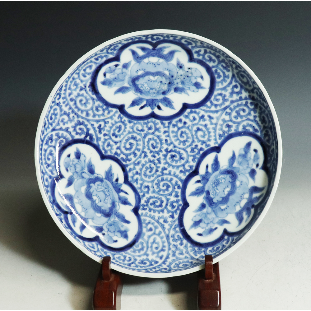 古伊万里 染付 蕎麦猪口 そば猪口 古伊万里、骨董、印判、そば猪口 古