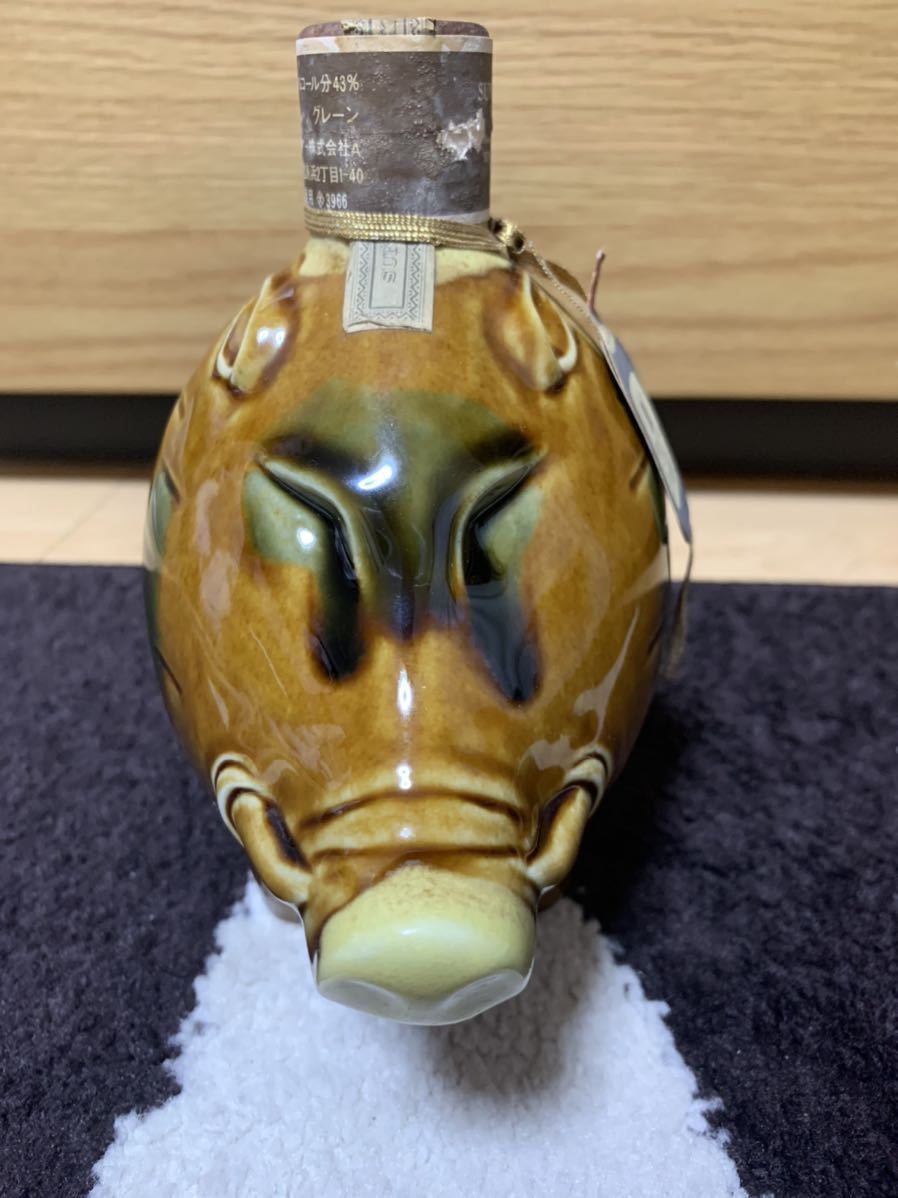 サントリー オールド 干支ボトル 亥年 猪 初代 第1作目 1983年 760ml