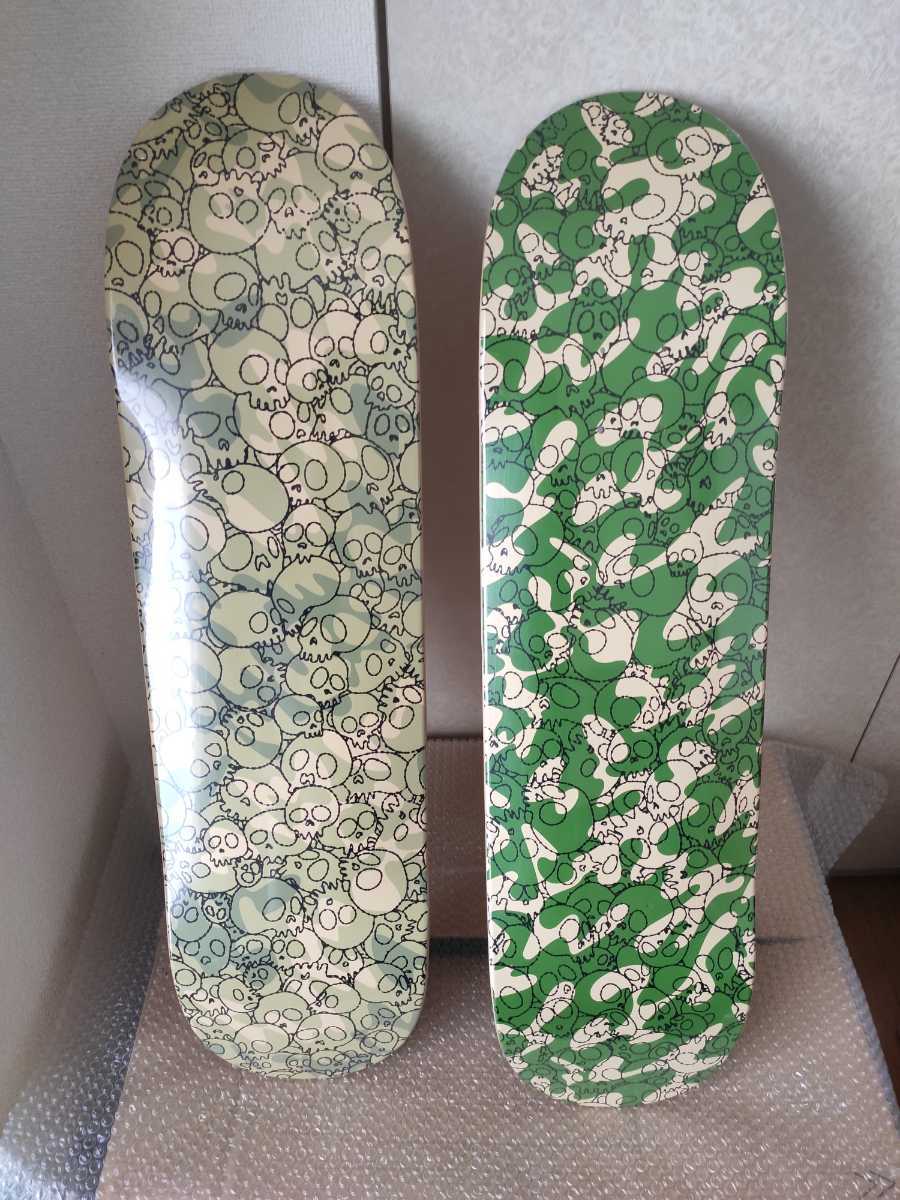 村上隆 スケートボード kaikaikiki ドクロ スカル Takashi Murakami skateboard 新品 スケボー