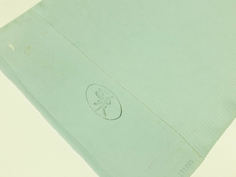 〔訳有〕◇ 【五泉】 正絹 ◇ 色無地 ◇ 駒絽夏襦袢 ◇ 白藍 ◇ Ａ