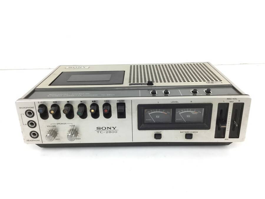 ジャンク品 SONY TAPECORDER TC-2800 テープレコーダー 公式通販