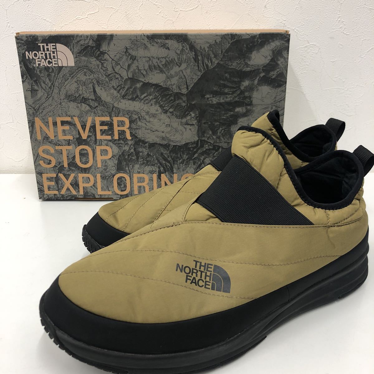 【the north face】ザノースフェイス 28.0㎝ カーキ nf51885c ヌプシトラクションライトモック3 スニーカー アウトドア 箱付き