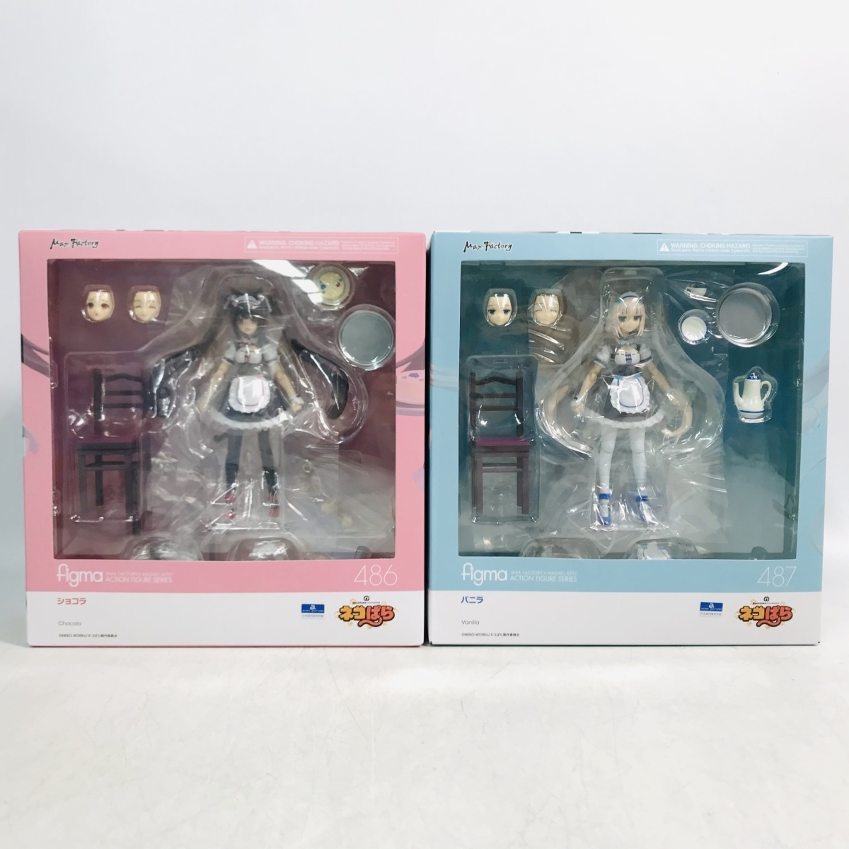 新品未開封 Max Factory figma ネコぱら ショコラ バニラ セット 特典 