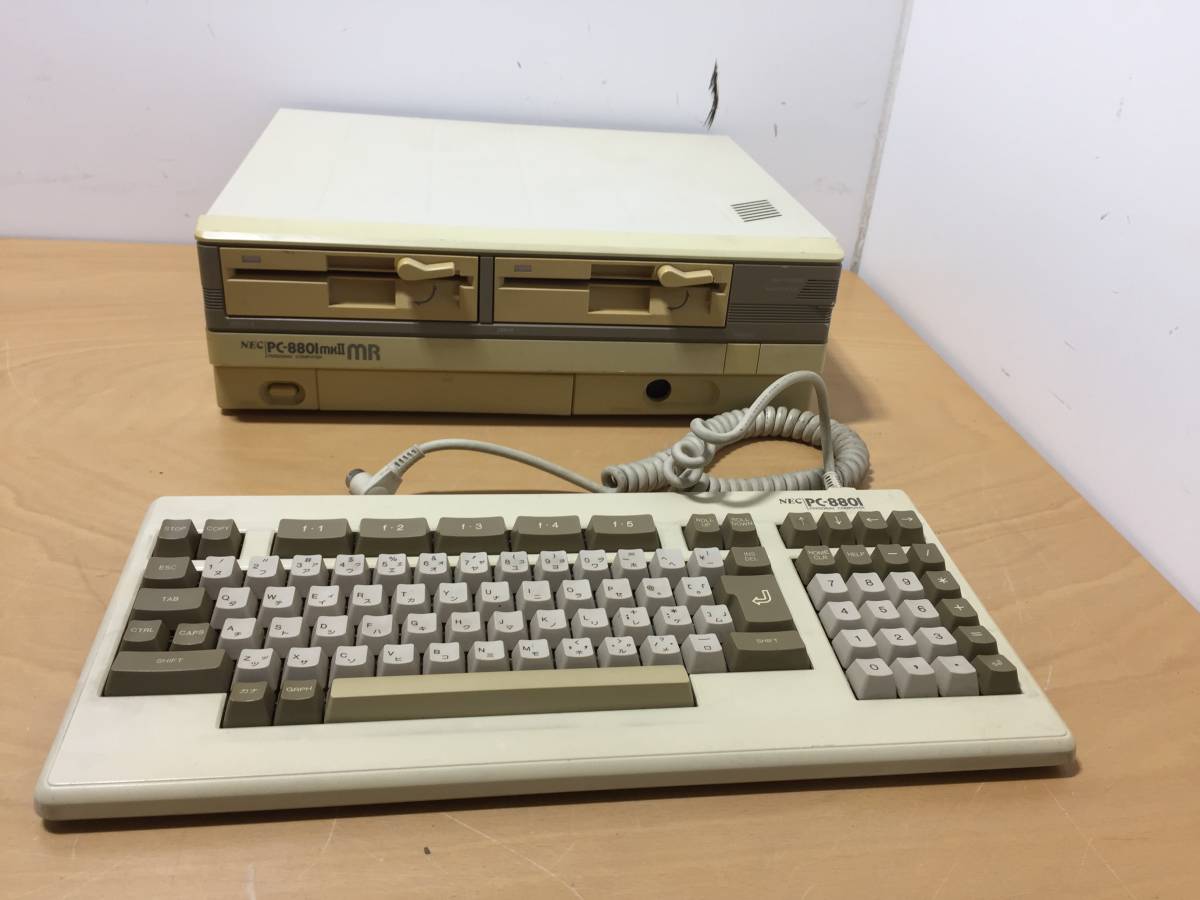 NEC PC-8801 パーソナルコンピュータ キーボード付き 通電可 - Yahoo 