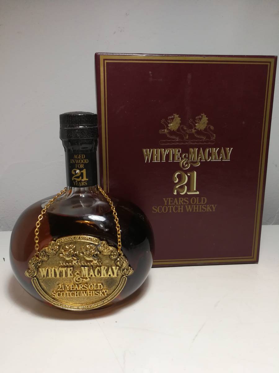 ◇ Scotch Whisky 古酒 Whyte ＆ Mackay 21年 ホワイト マッカイ 750ml