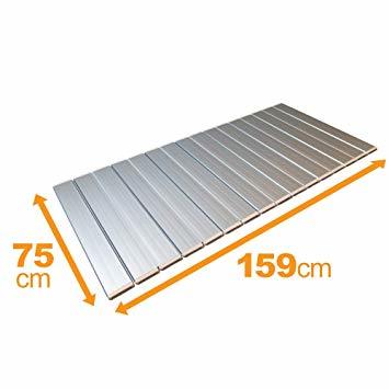 グレー 幅75×長さ159cm 東プレ 折りたたみ 風呂ふた 抗菌 Ag+ メタリックグレー 幅75&times;長さ159cm