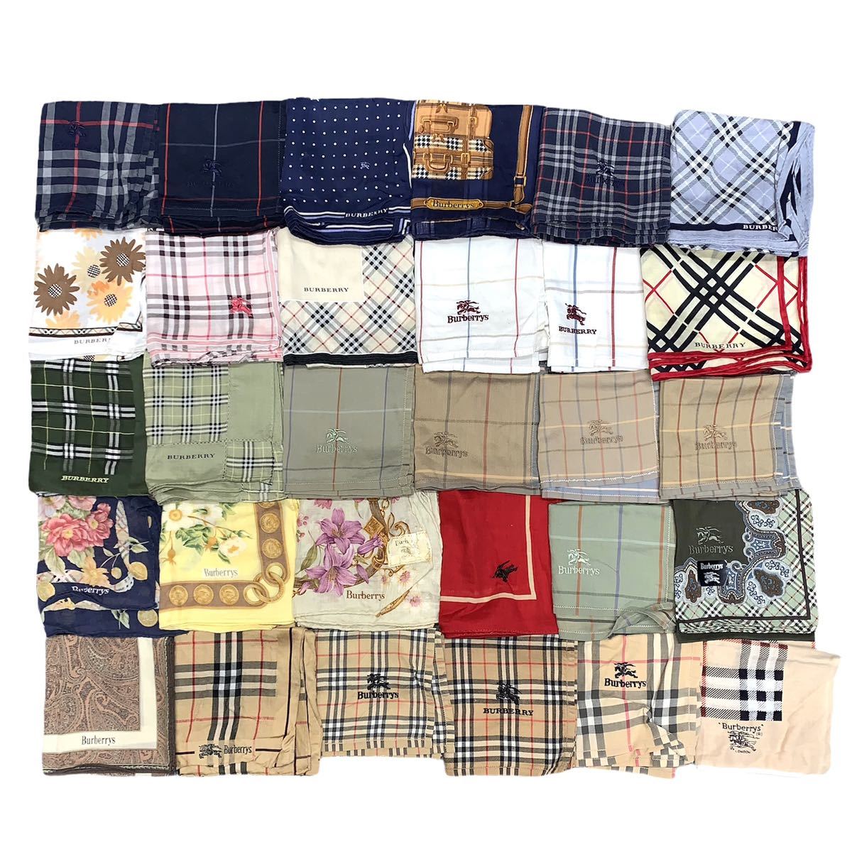 BURBERRY バーバリー ハンカチ 30枚 セット 卸売 まとめ売り ブランド