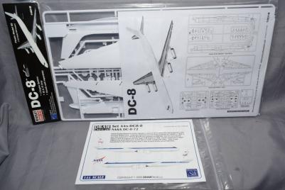 【稀少デカール+キット】1/144ミニクラフト ダグラスDC-8-72 NASA(DRAW製)【検】日本航空JAPAN AIRLINE Douglas