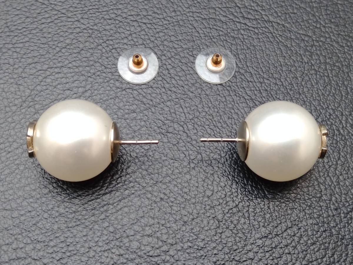 CHANEL シャネル ココマーク パール モチーフ デザイン ピアス B17 V