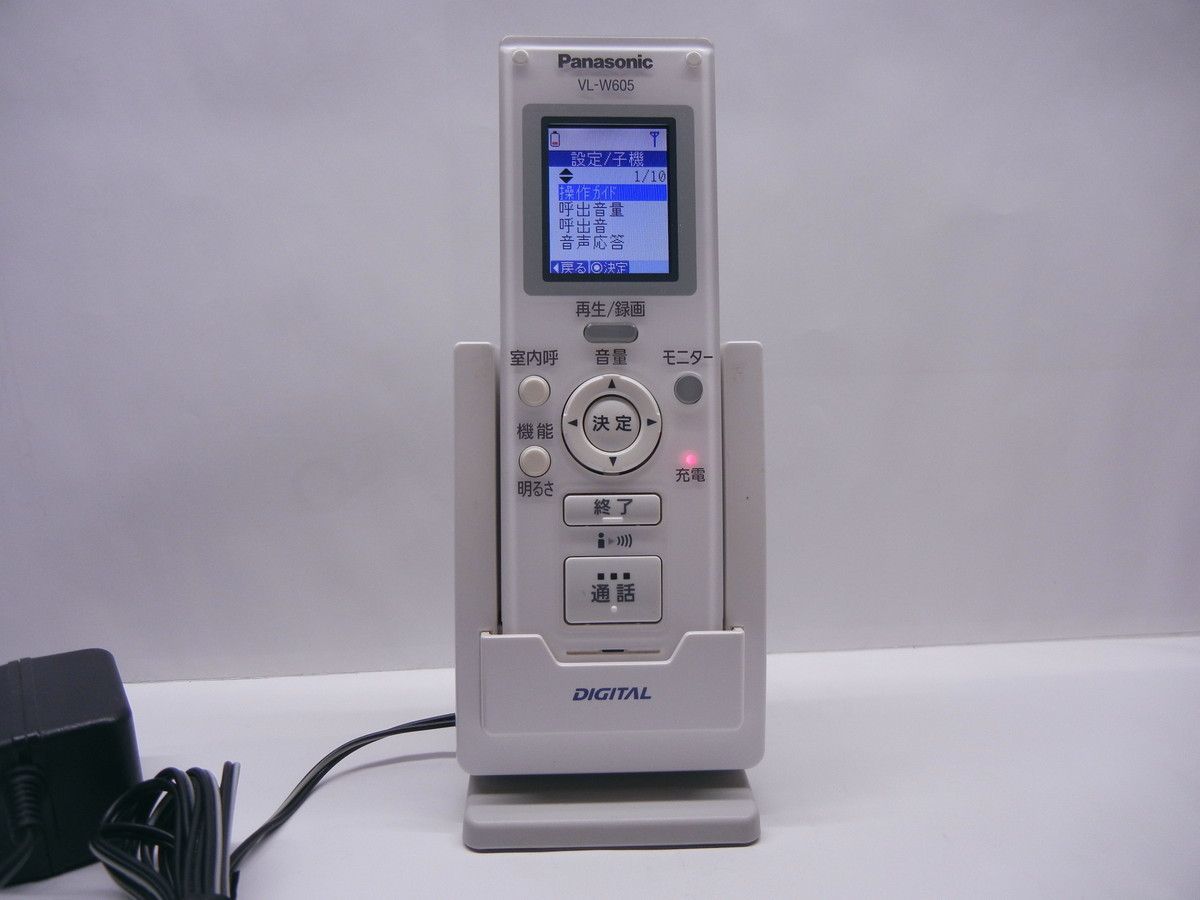 Panasonic ワイヤレスモニター子機 VL-W605 中古品