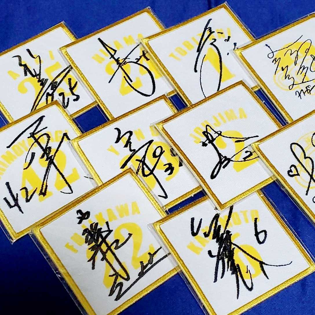 阪神タイガース 刺繍サイン アイロンワッペン 全10種 当時物 金本知憲 