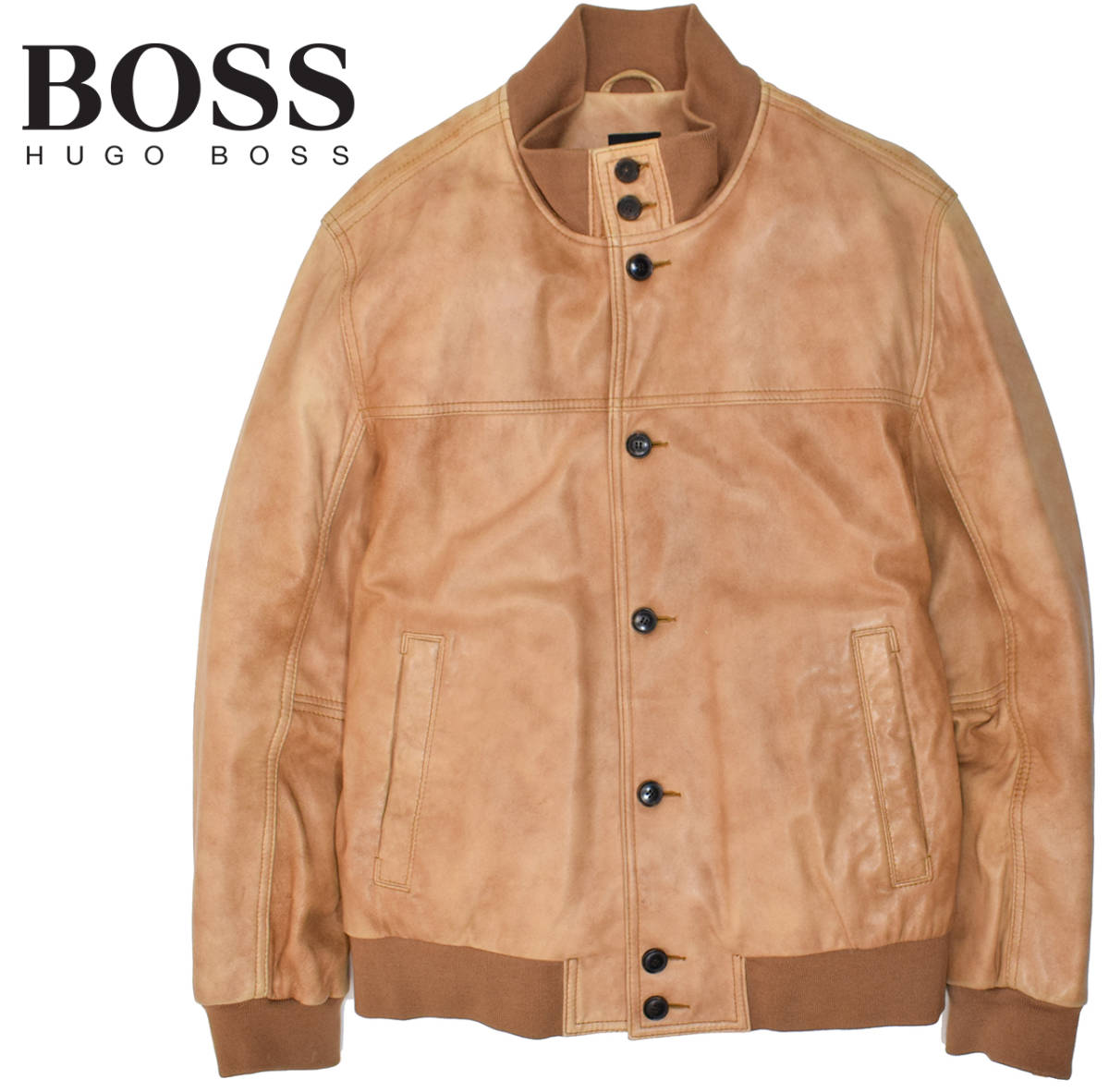 HUGO BOSS ヒューゴボス 羊革 ヒューゴボス（素材（生地・毛糸）本革