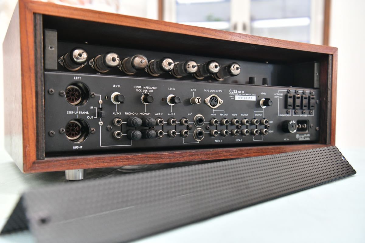 CL35 LUXMAN 真空管プリアンプ ラックスマン MK-III 管球式 MK-Ⅲ