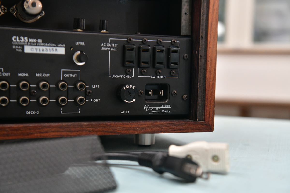 CL35 LUXMAN 真空管プリアンプ ラックスマン MK-III 管球式 MK-Ⅲ