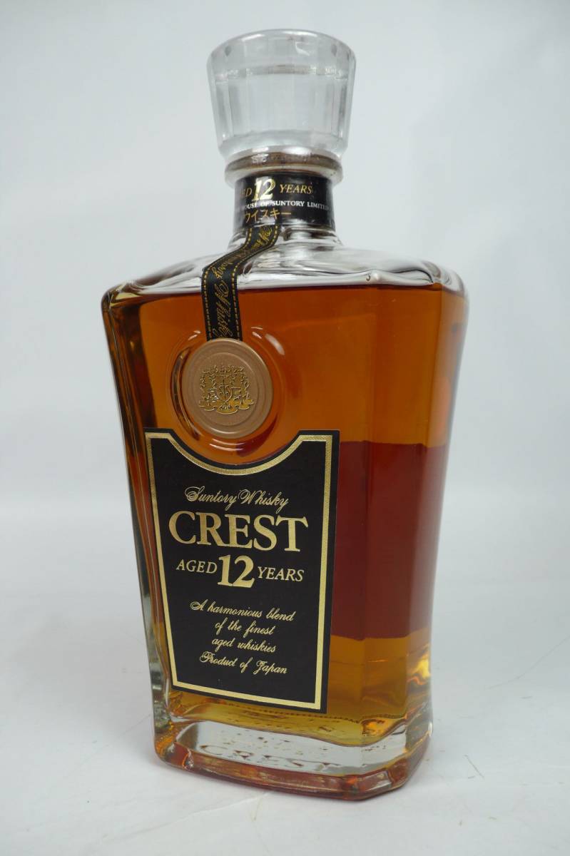 古酒】 SUNTORY CREST サントリー クレスト 12年 国産 ウイスキー