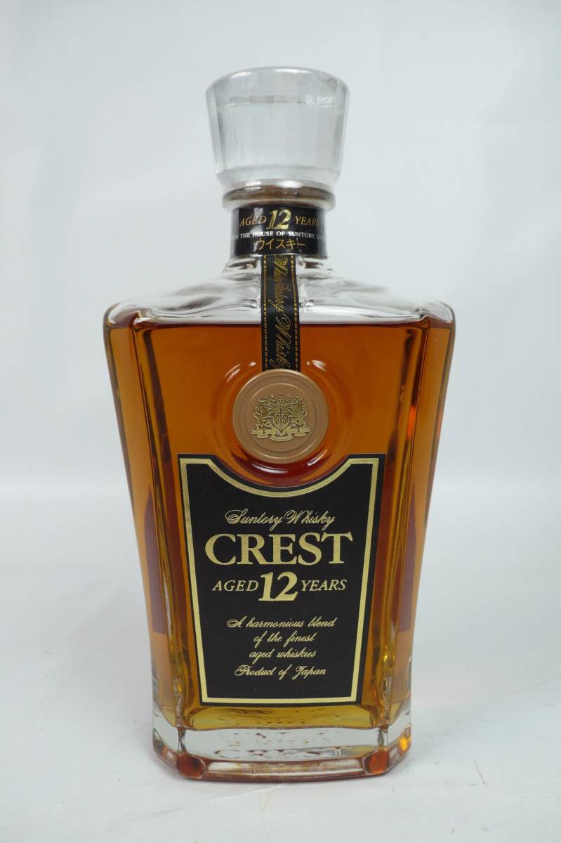古酒】 SUNTORY CREST サントリー クレスト 12年 国産 ウイスキー