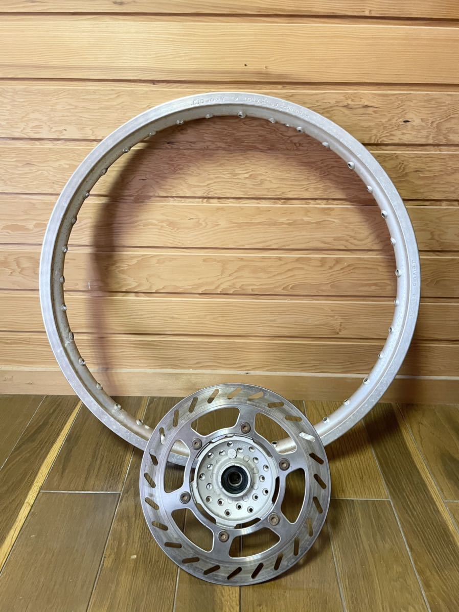 新品，お買い得】 YAMAHA DT200WR 3XP フロント ハブ ディスク おまけリム