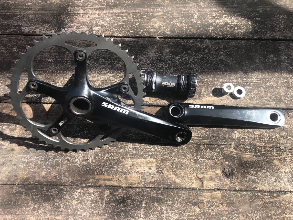 SRAM GXP クランク&BB 165mm シングル、ピスト用 SRAM OMNIUM SRAM GXP クランク&BB 165mm シングル、ピスト用 SRAM OMNIUM