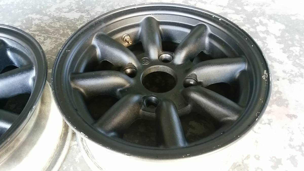 ワタナベ Bタイプ 13インチ 5.5j+15 114.3 4穴 2本 当時物 旧車 - RS 