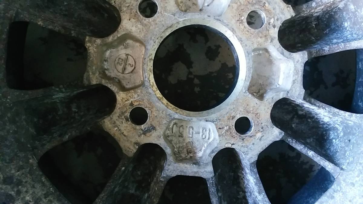 ワタナベ Bタイプ 13インチ 5.5j+15 114.3 4穴 2本 当時物 旧車 - RS 