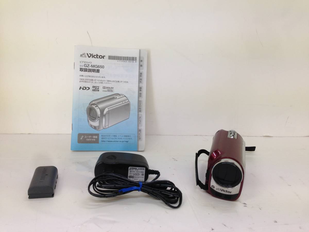 【新品】 2 A ビクター HDDムービーエブリオ GZ-MG650-Rレッド 0-0309-B004EHUMTE-3080-7280-UKN-1 S-0402(ビクター)｜売買されたオークション情報、yahooの商品情報をアーカイブ公開 - オークファン ビクター