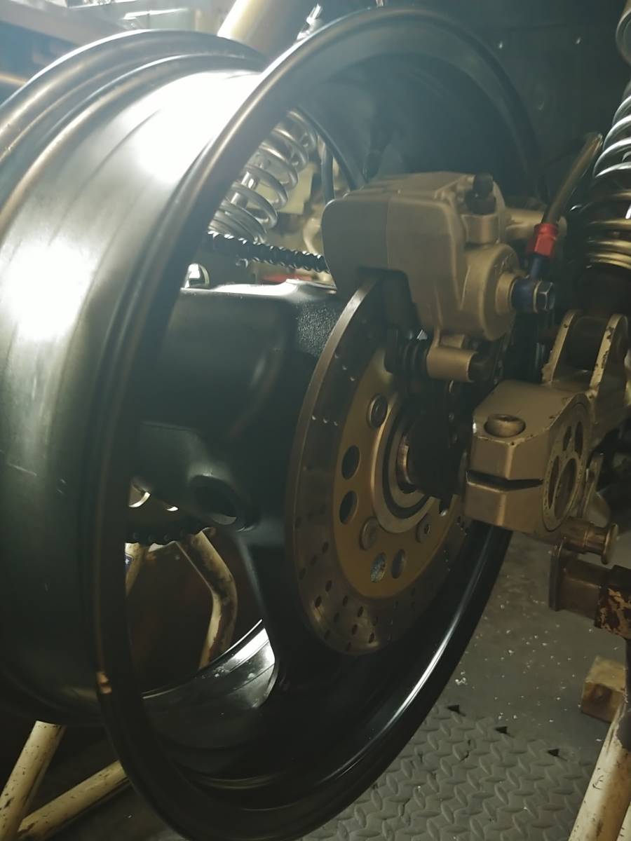 Yahoo!オークション - zrx400用zrx1200流用ワイドフロントリアホイール