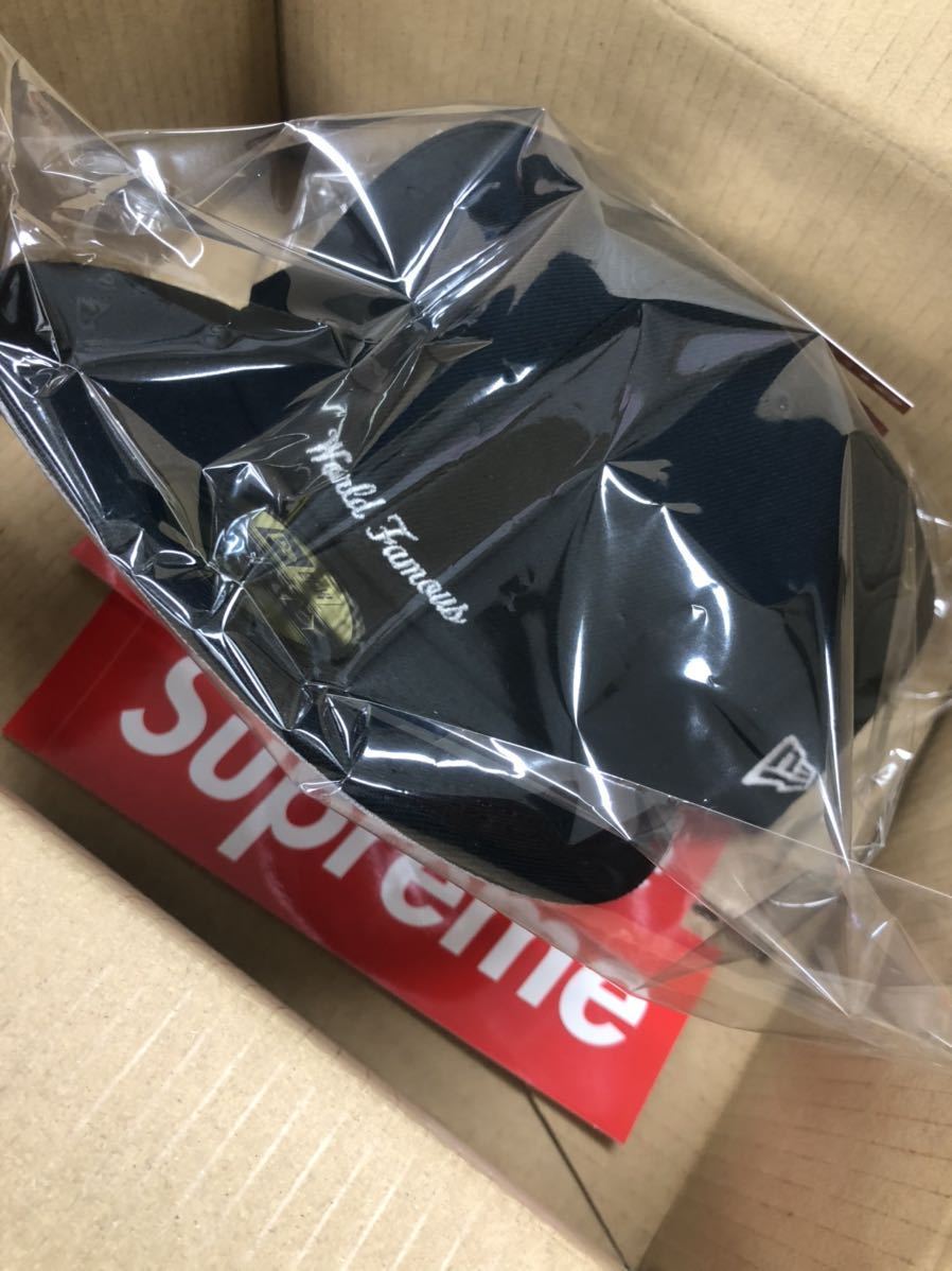 7-3/8】オンライン購入 supreme Reverse Box Logo New Era black