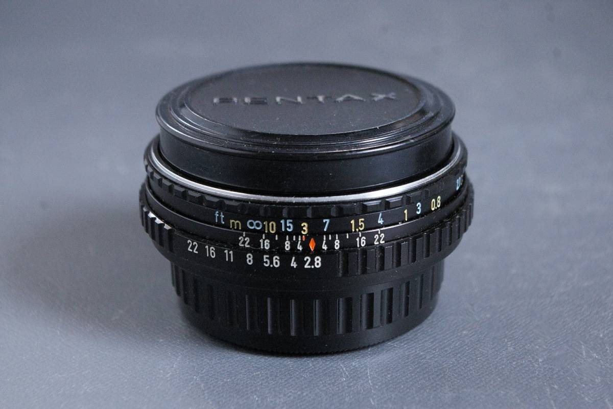 ジャンク】SMC PENTAX-M 40mm F2.8 パンケーキレンズ 極美品】動作 SMC